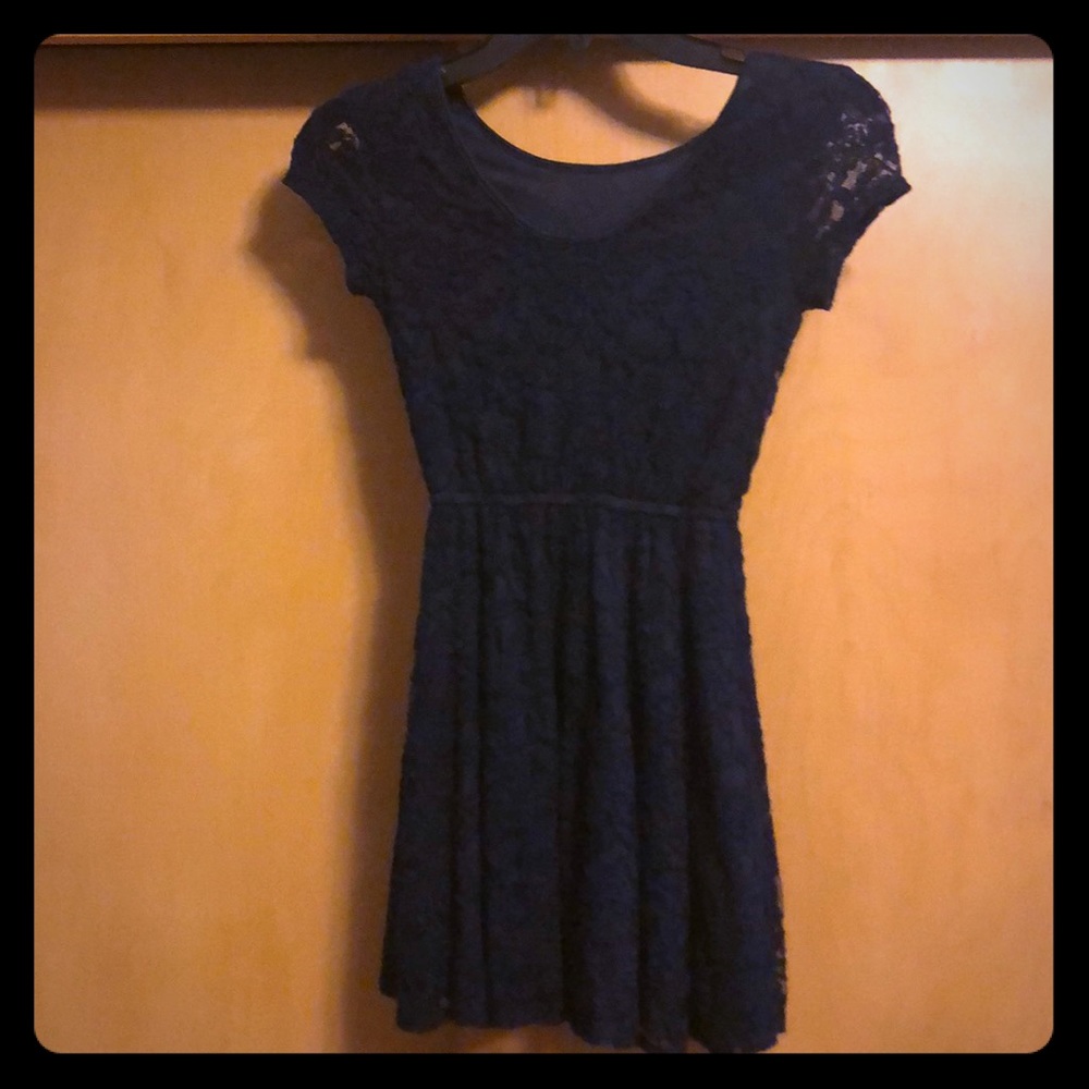 Girls size small 7-8 dark blue!